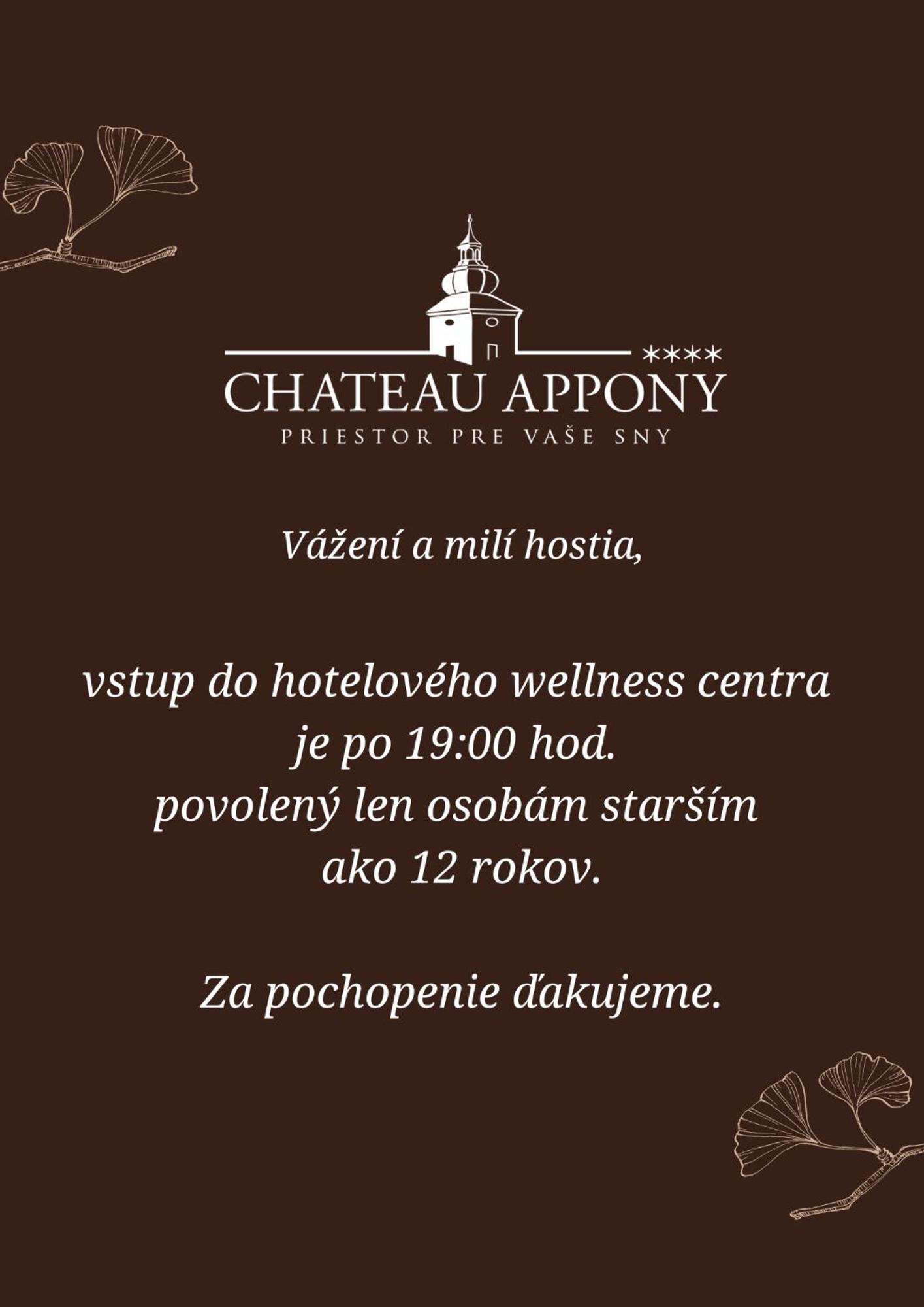 Chateau Appony المظهر الخارجي الصورة